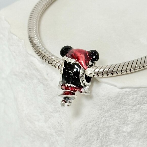 Pandora Disney Minnie Mouse Holiday Charm Sterling silver - Picture 5 of 5